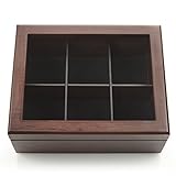 Tee Box von Apace Living - Luxeriöse Tee Aufbewahrung Box Holz...