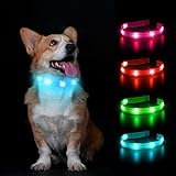 PcEoTllar LED Hundehalsband Leuchthalsband Wasserdicht Leuchten...