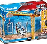 PLAYMOBIL City Action 70441 Construction RC Crane with Building...